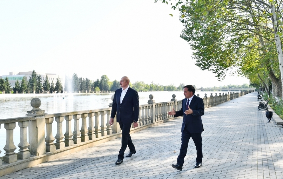Le président de la République se déplace dans la région de Gazakh