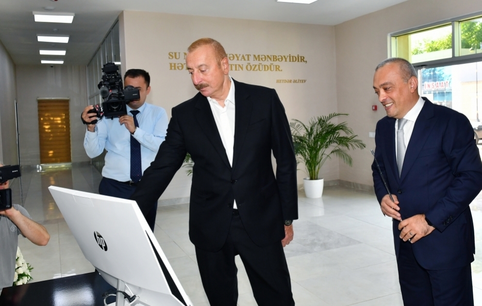 Water supply and sewerage systems were put into operation in city of Gazakh
