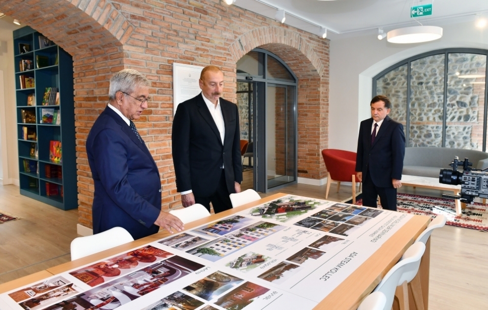 President Ilham Aliyev viewed conditions created at Gazakh Teachers' Seminary ADA University Gazakh Center