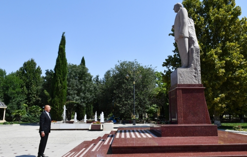 President Ilham Aliyev visited Samukh district