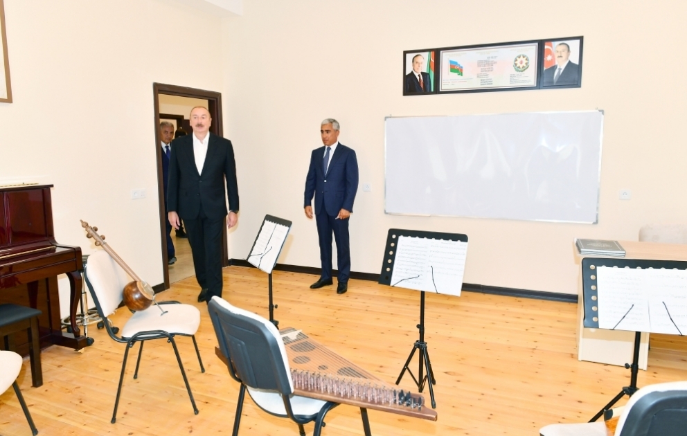 New building of Serkar village children's music school opened in Samukh