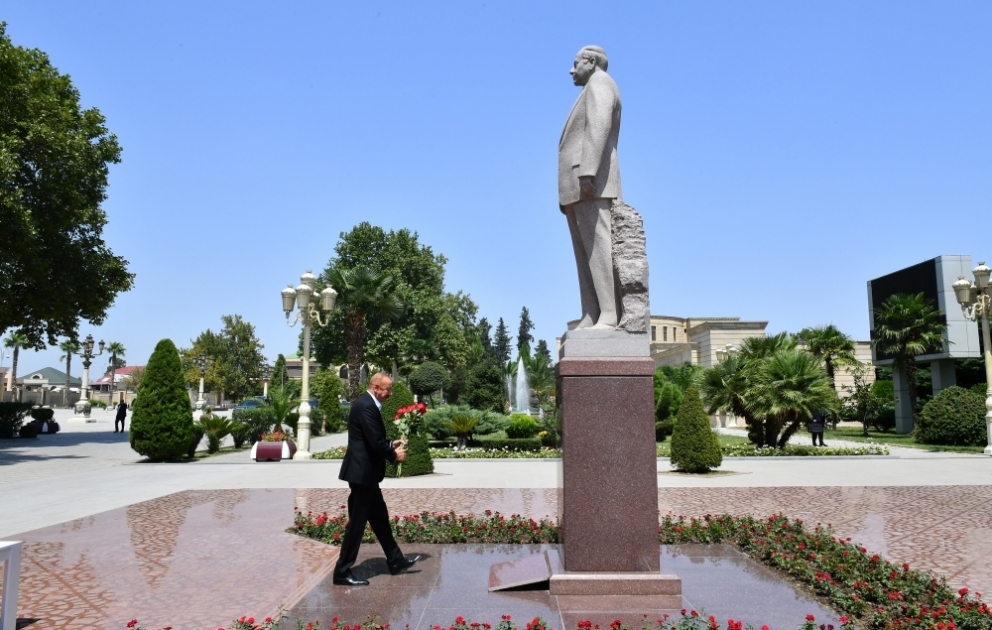 President Ilham Aliyev visited Barda district