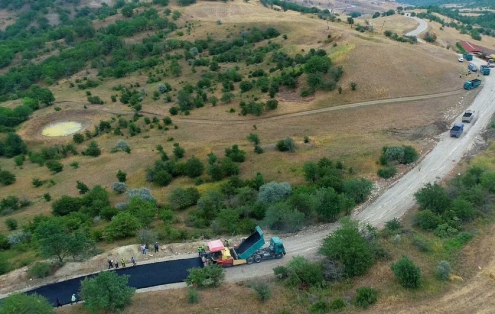 Siyəzən-Dağ Quşçu-Ərziküş avtomobil yolu yenidən qurulur