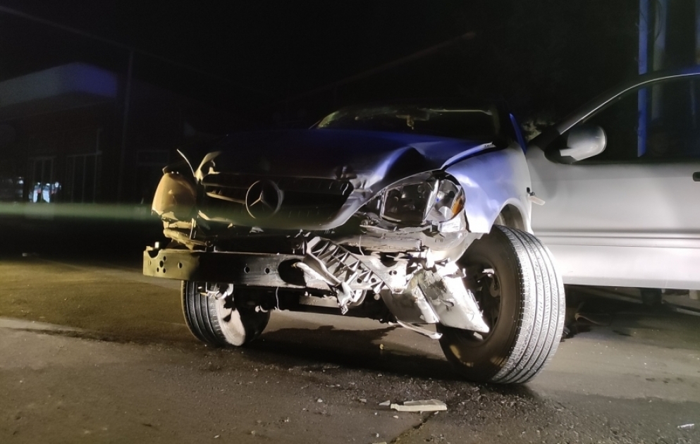 Xaçmazda iki avtomobil toqquşub, xəsarət alan var