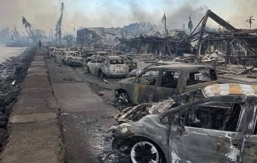 Гавайских островов, стали причиной сильнейших лесных пожаров на острове Мауи