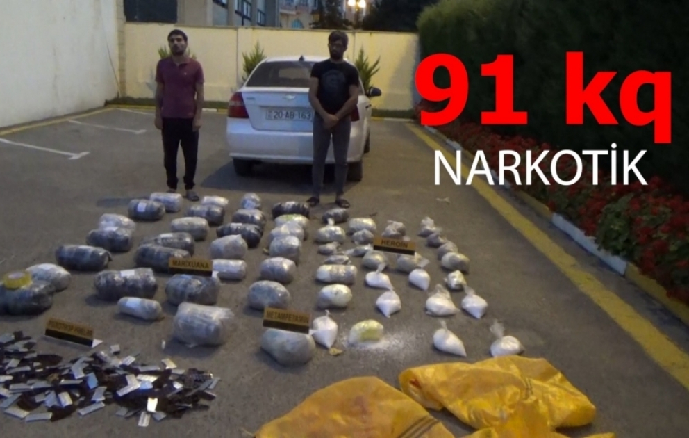 Ölkəyə narkotik vasitə gətirən əsas fiqurlardan iki nəfəri həbs edildi