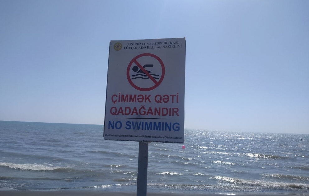 Lənkəranda təhlükəli çimərlik ərazisi nəzarətə götürülüb