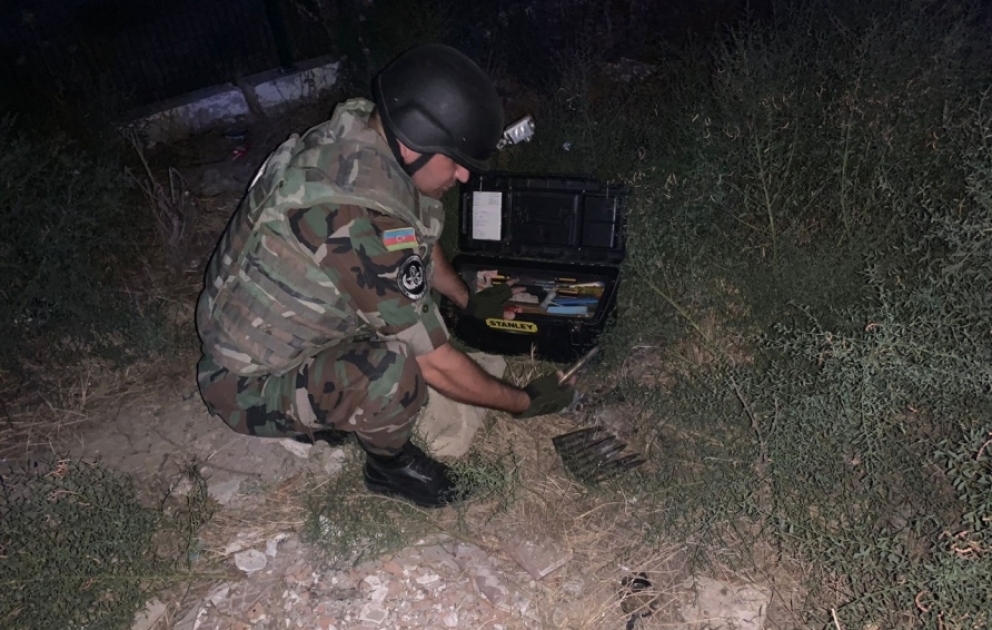 Abşeron rayonunda hərbi sursat aşkarlanıb