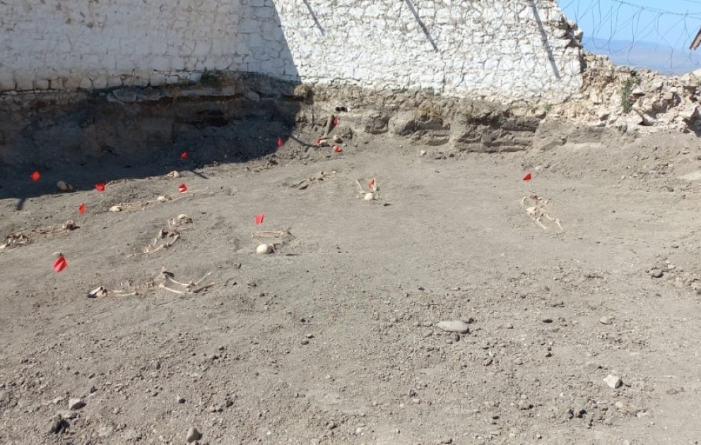 Another mass grave found in Shusha