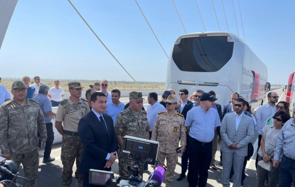 Les diplomates étrangers accrédités en Azerbaïdjan entament une visite à Aghdam