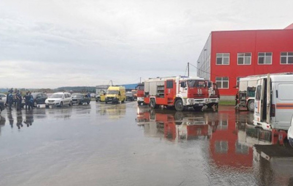Moskva vilayətinin Podolsk şəhərində “Ozon” anbarı yandı