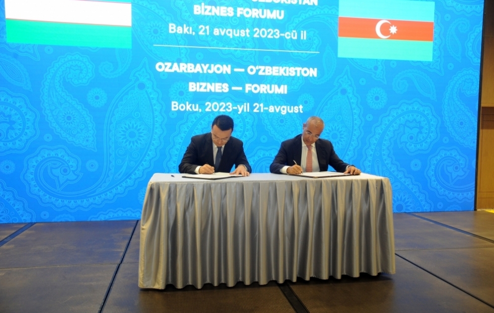 Azərbaycan ilə Özbəkistan arasında beş sənəd imzalanıb