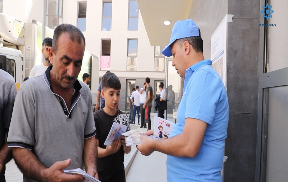 Füzuli rayonuna geri qayıdan sakinlərə ANAMA maarifləndirmə təlimi keçib