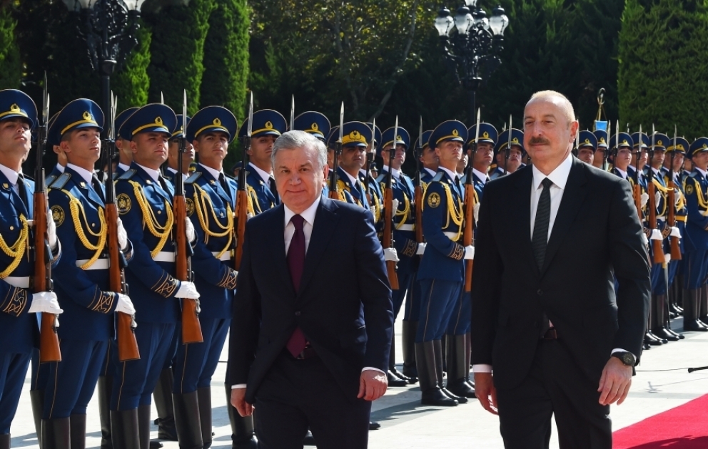 Official welcome ceremony was held for President of Uzbekistan Shavkat Mirziyoyev