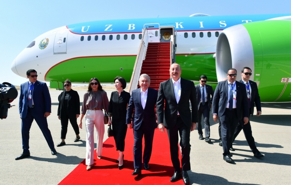President of Uzbekistan Shavkat Mirziyoyev, who is on state visit to Azerbaijan, arrived in Fuzuli district