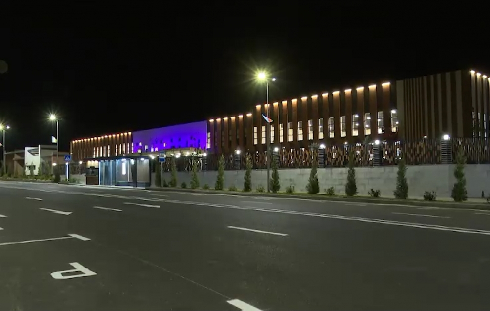 Füzuli şəhərinin gecə görüntüləri
