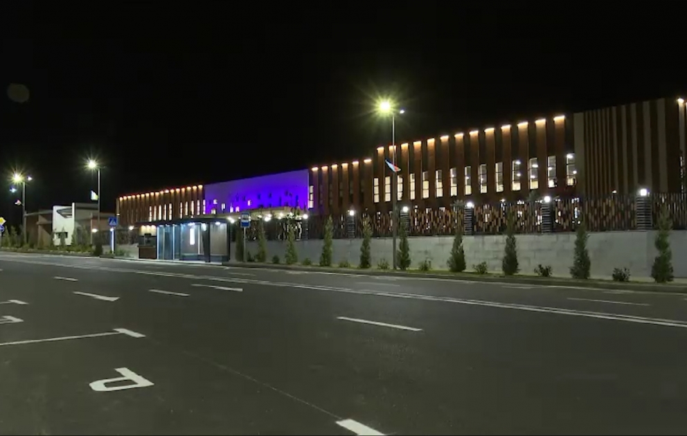 Ночные кадры города Физули