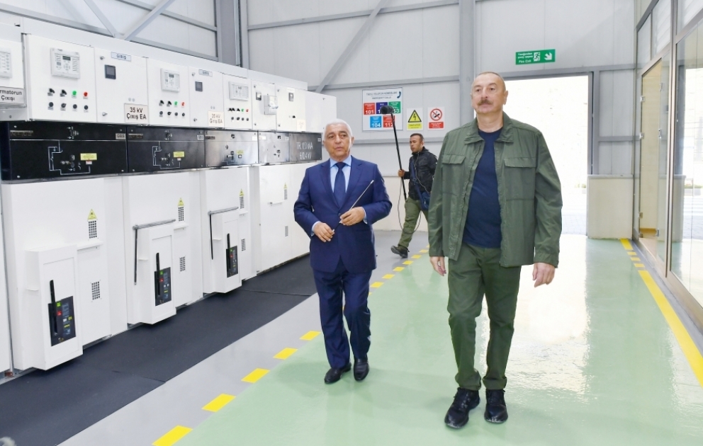 В Кяльбаджарском районе состоялось открытие малых гидроэлектростанций «Чираг-1» и «Чираг-2»