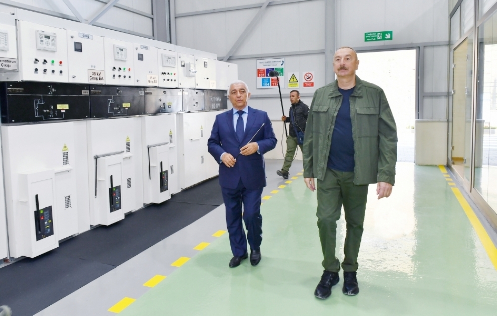 Inauguration des petites centrales hydroélectriques dans la région de Kelbédjer