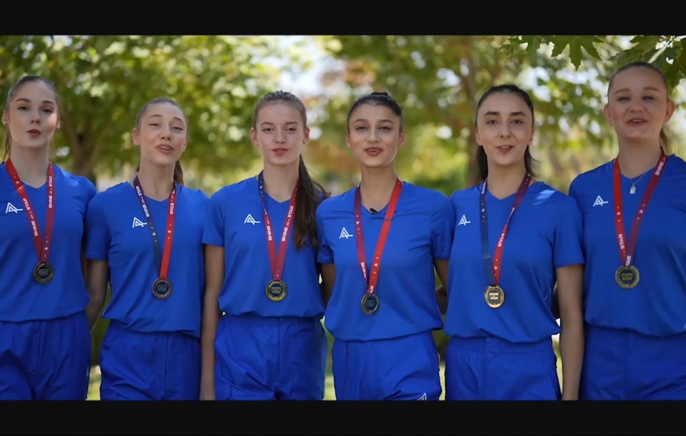 Azərbaycan Gimnastika Federasiyası Birinci vitse-prezident Mehriban Əliyevanın ad günü münasibətilə videotəbrik hazırlayıb