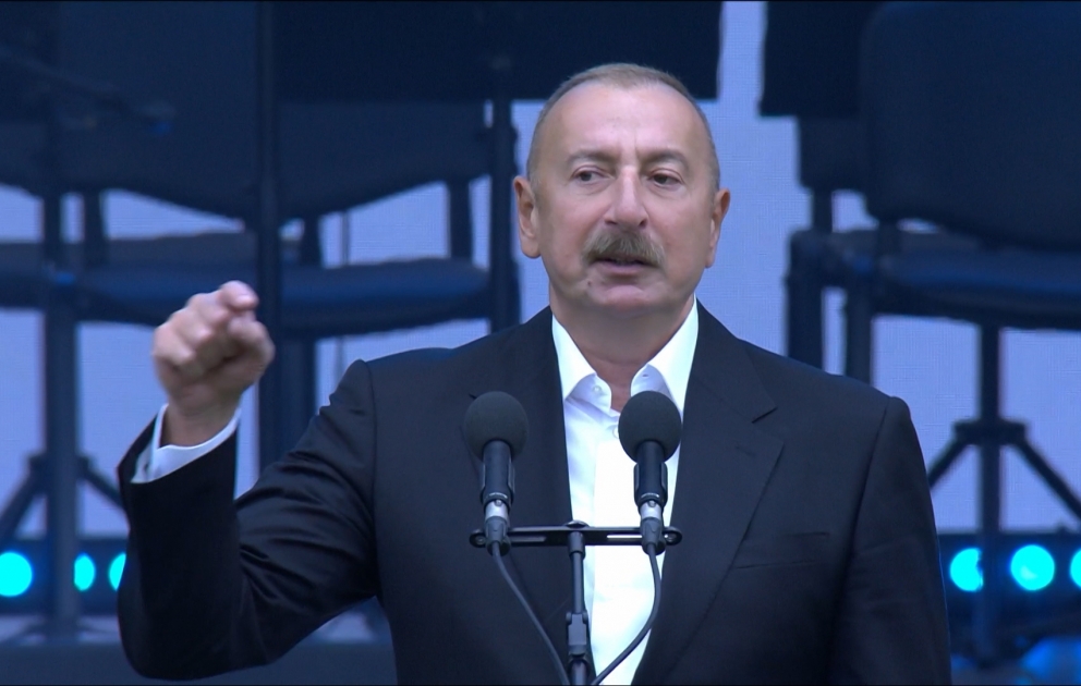 Prezident: 23 aprel bizim ərazi bütövlüyümüzün tam bərpası deməkdir