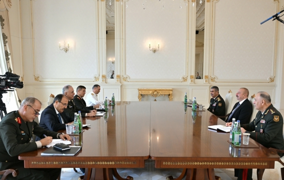 President Ilham Aliyev received Chief of General Staff of Turkish Armed Forces