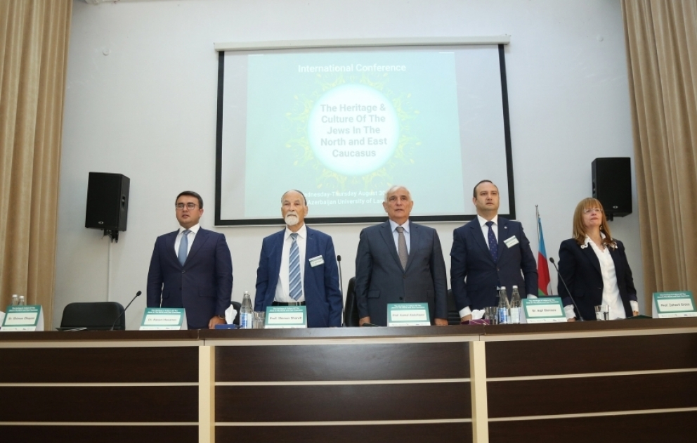 “Şimali və Şərqi Qafqaz yahudilərinin irsi və mədəniyyəti” mövzusunda beynəlxalq elmi konfrans öz işinə başlayıb