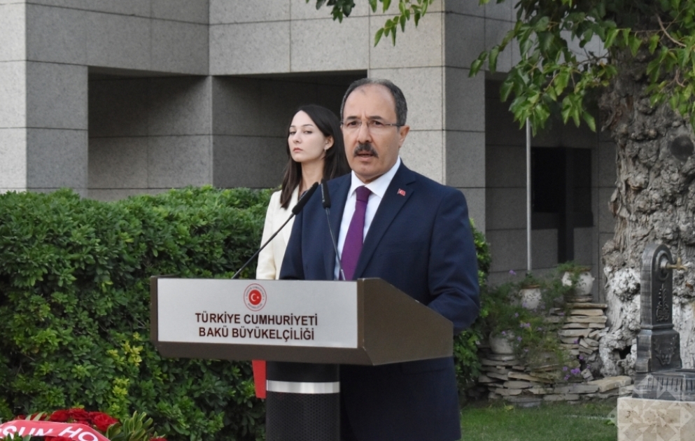 Bakıda Türkiyənin Zəfər bayramı və Silahlı Qüvvələr Günü qeyd edilib