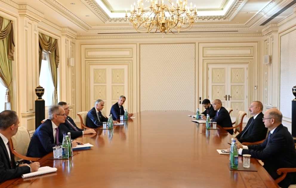 Le président azerbaïdjanais a reçu le PDG de TotalEnergies