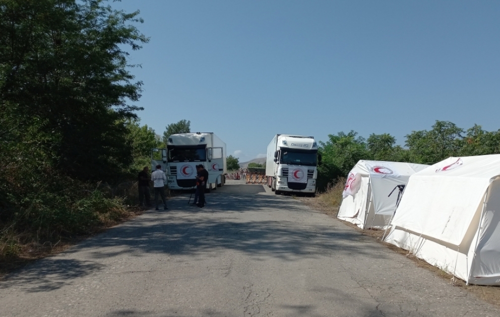 Qızıl Aypara 4 gündür ki, Ağdam-Xankəndi yolundadır -  Canlı