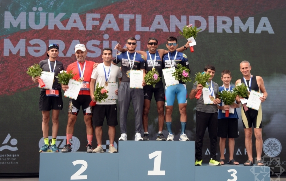 Triatlon üzrə Azərbaycan çempionatı başa çatıb