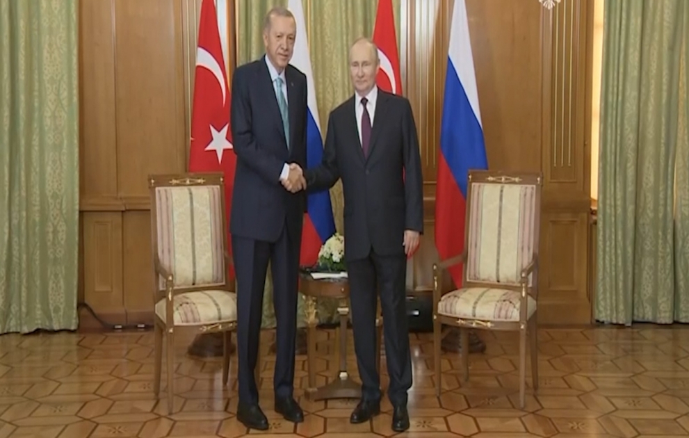 Soçidə Ərdoğanla Putin arasında görüş başlayıb