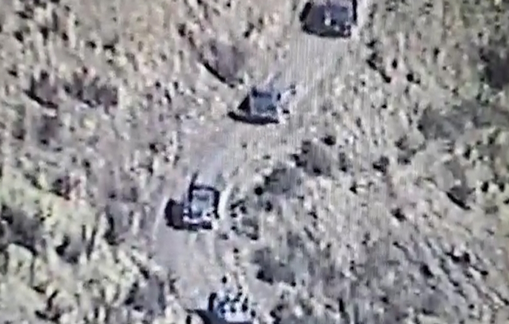 Armenian separatists continue illegal transportation in Azerbaijan's Karabakh accompanied by Russian peacekeepers
