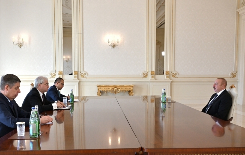 Президент Ильхам Алиев принял специального представителя МИД России по нормализации азербайджано-армянских отношений