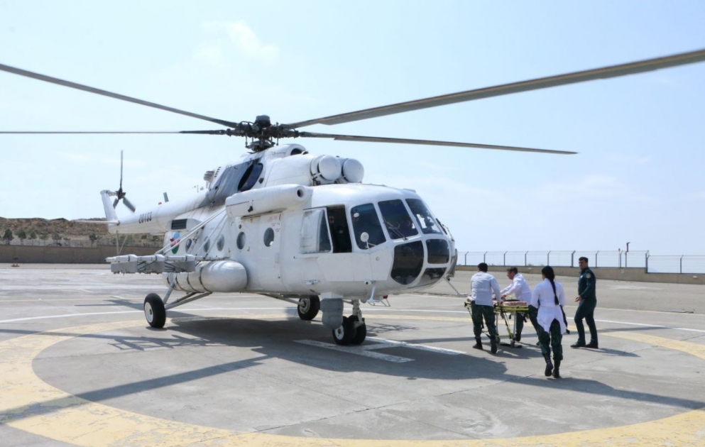 Laçında yol qəzası olub - Yaralılar helikopterlə Bakıya gətirilib