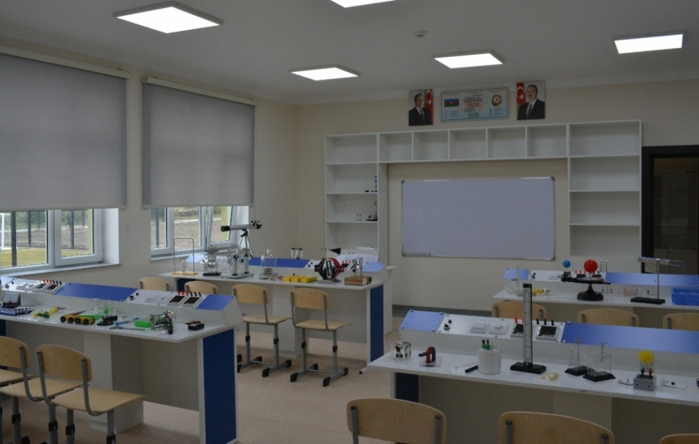 Xaçmazın Qusarçay kəndində məktəb binası əsaslı təmirdən sonra istifadəyə verilib