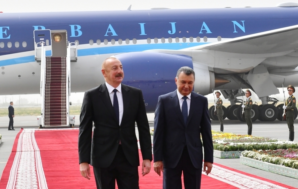 President of Azerbaijan Ilham Aliyev arrived in Tajikistan for visit