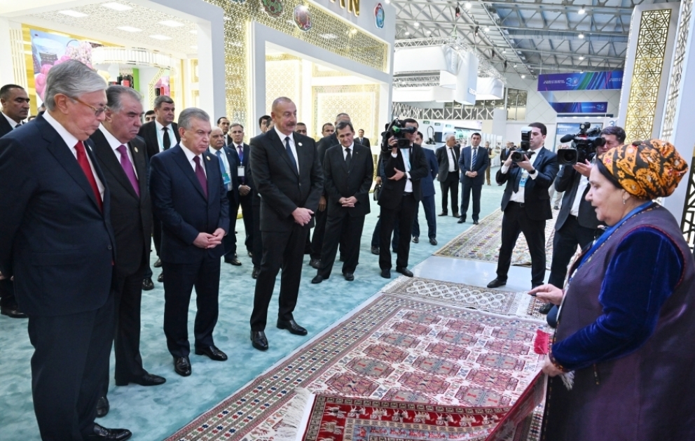 Heads of state participating in 5th Consultative Meeting viewed EXPO Central Asia 2023 exhibition in Dushanbe