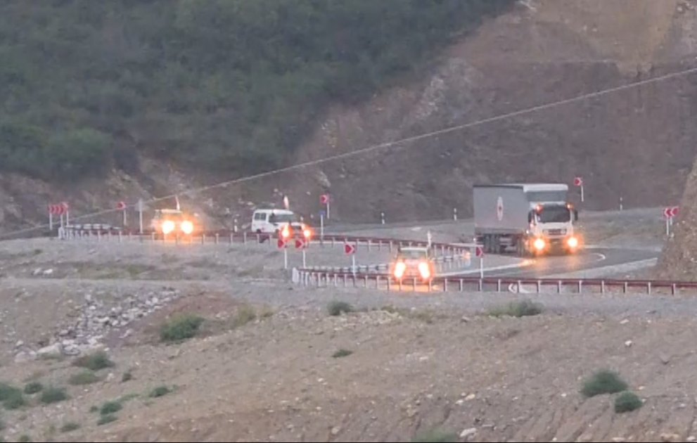 Passage of ICRC’s two cars and one truck ensured from Lachin to Khankendi