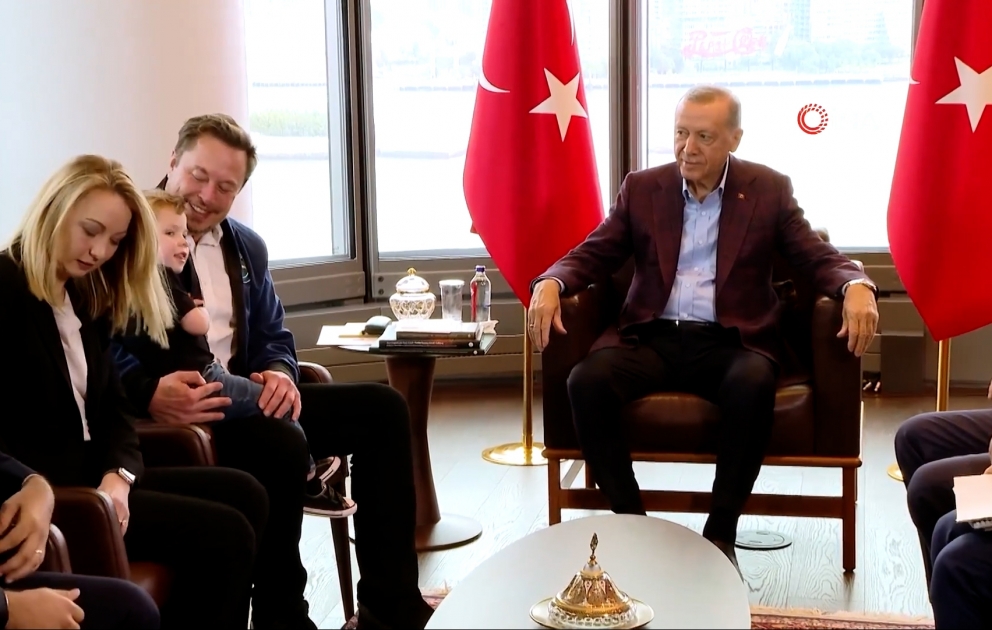 Ərdoğan İlon Maskla görüşdü