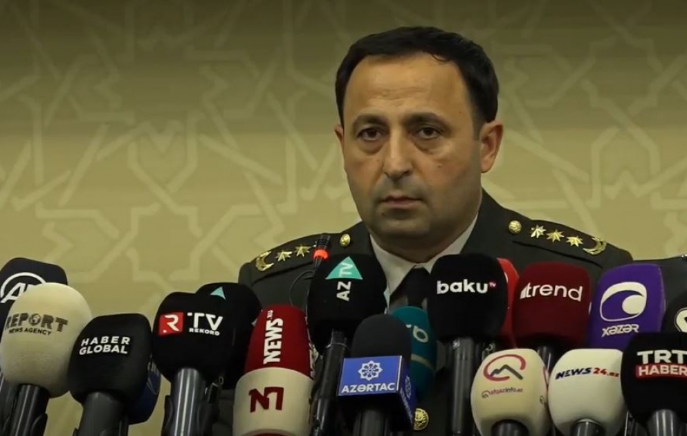 Antiterror tədbirləri ilə bağlı Müdafiə Nazirliyinin BRİFİNQİ