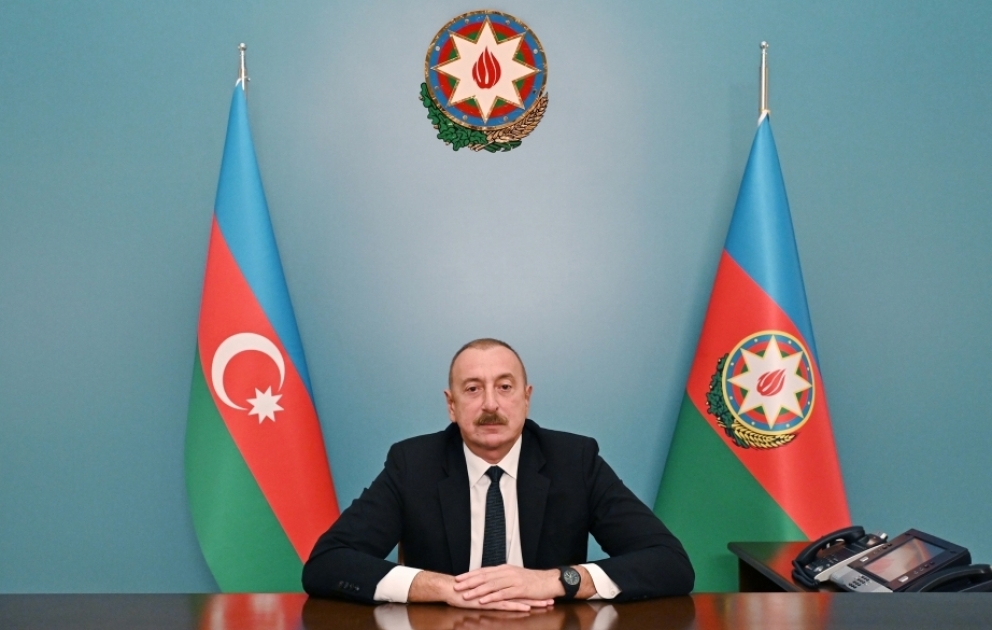 Präsident Ilham Aliyev wendet sich in TV-Ansprache an die Nation