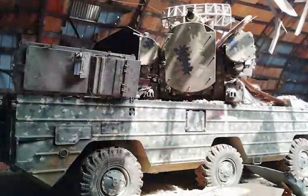 Equipements militaires, armes et munitions confisqués aux groupes armés arméniens dans la région du Karabagh