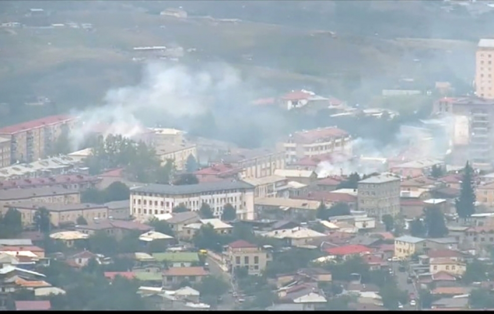 Ministère azerbaïdjanais de l’Intérieur : Les incendies volontaires se déclenchent dans la ville azerbaïdjanaise de Khankendi