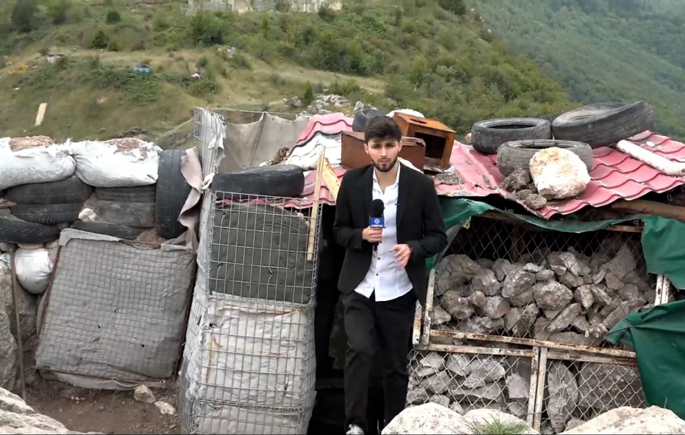 AZƏRTAC-ın Xankəndi yaxınlığında yeni alınan postdan REPORTAJI