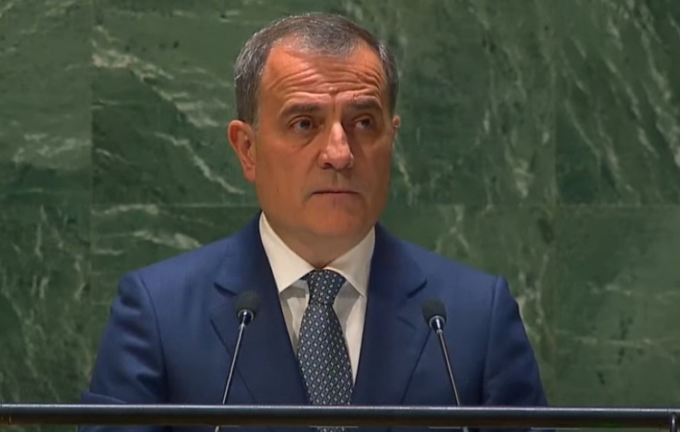 Foreign Minister Jeyhun Bayramov spoke at the UN General Assembly