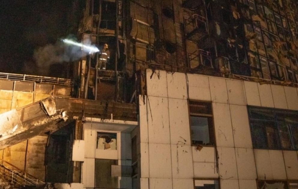 Odessa dron və raket hücumuna məruz qalıb