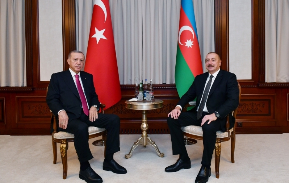 President of Azerbaijan Ilham Aliyev held one-on-one meeting with President of Türkiye Recep Tayyip Erdogan in Nakhchivan