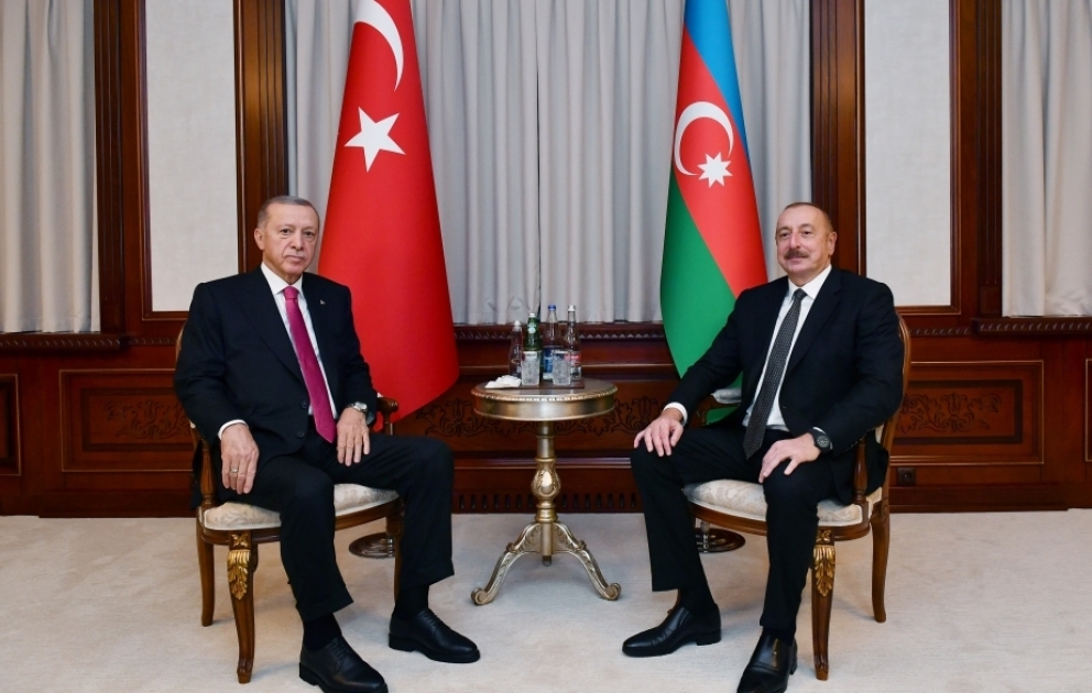Entretien en tête-à-tête des présidents azerbaïdjanais et turc à Nakhtchivan