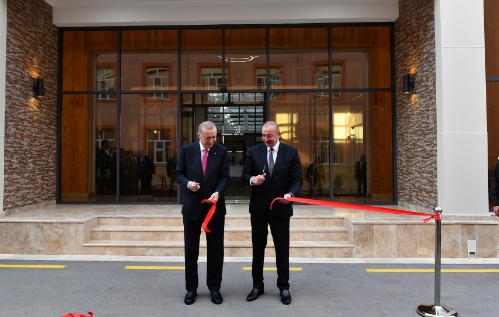 Turkish and Azerbaijani Presidents attended inauguration of Nakhchivan Military Repair and Production Complex